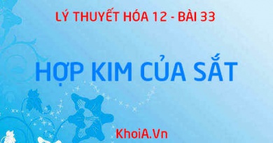 Hợp kim của Sắt: Găng và Thép thành phần, tính chất của Gang và Thép cách sản xuất và ứng dụng - Hóa 12 bài 33